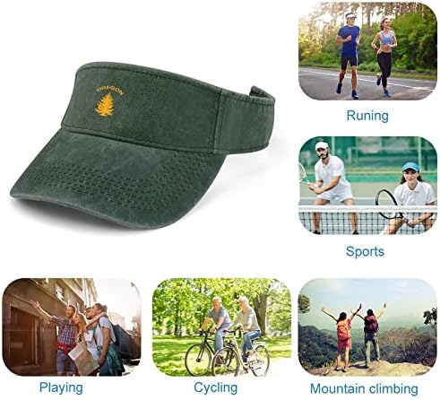 Weedkeycat Oregon Douglas Pine Tree Sport Cap Visors Performance Performance Outdoor Running Hat For Men Mulheres