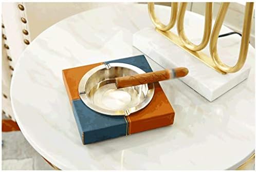 Lyun Ashtray Marble Ashtray Desktop Cigar Charter Fuming Bandey para Decoração em casa em casa Arte de cinzas de cinzas