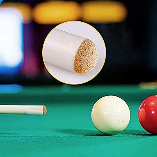 Maannauyl 15pcs Billiard Club mangas da cabeça de cabeça substituto snooker sugestão