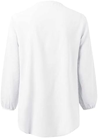 Miashui algodão spandex tee feminina ves de pescoço blusa de chiffon camisetas de cor sólida camisetas de manga longa