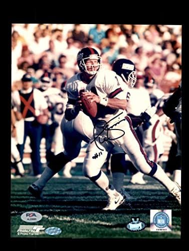 Phil Simms PSA DNA assinado CoA 8x10 Foto de autógrafo - fotos autografadas da NFL