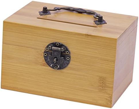 Favomoto 5pcs Box Piggy Bank Organizador com tampa Caixa de armazenamento Caixa de artesanato Organizador Caixa de dinheiro Caixa de