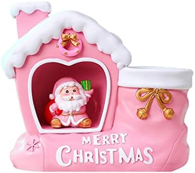 Ihtha Decorações de Natal 'Um Fruta Penholdler Nightlight Creative Desktop Storage Balde