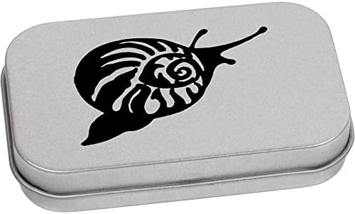 Azeeda 'Snail' Metal Articled Stationery Tin/Storage Box