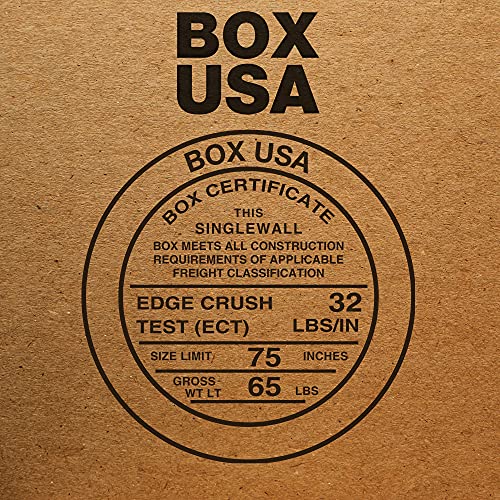 Caixa USA 7x7x8 Caixas onduladas, pequena, 7l x 7w x 8h, pacote de 25 | Remessa, embalagem, movimentação, caixa de armazenamento