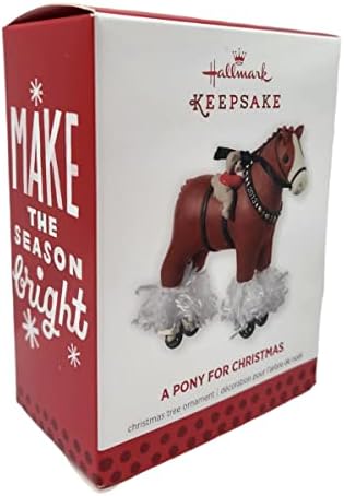 Ornamento da Hallmark Keetake A Pony para o Natal 16 na série 2013