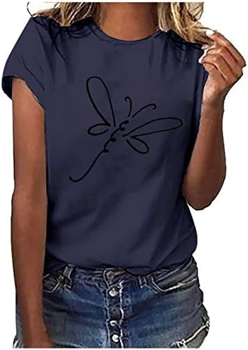 Camisas para mulheres feminino de moda feminina impressão de camiseta curta blusa de manga curta camisetas da moda
