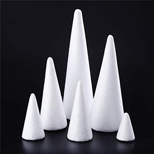 Bienka Cones Poliestireno Foam 12pcs Cone em forma de espumas artesanal de Natal Modelo de projeto artesanal Modelando