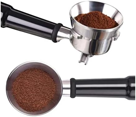 Funil de dosagem de café expresso, zsirue aço inoxidável de anel de anel compatível com 58 mm de espresso Breville Portafilter