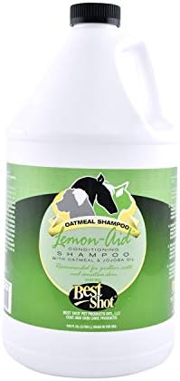 Melhor tiro de aveia de limão-aid lavagem, shampoo de estimação para cães, gatos e cavalos, suprimentos ideais de limpeza de animais, 1 galão