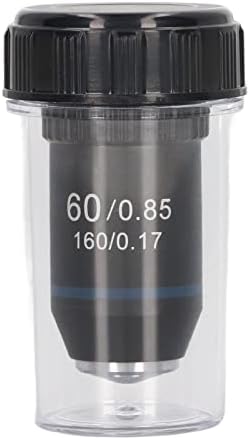 Objetivo Achromático, 60x Achromatic Microscope Lens Objetivo Magra de 20,2 mm para suprimentos de lupa compostos,
