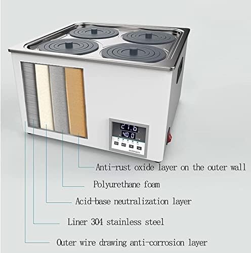 Banho de água com temperatura constante de laboratório Ansnal, controle preciso da temperatura, resistência a alta temperatura