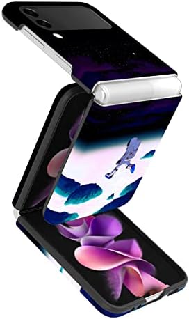 NKASE para Samsung Galaxy Z Flip 4 Caso 2022, Case Samsung Z Flip 4, PC fofo PC HARD para não deslizar o Flip 4 Caso Caso Meninas à