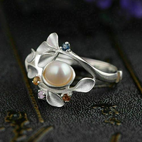 AURA JOENS MULHERES ELEGANTES PERIAÇÕES 925 Silver Bridal Ring Men Jewelry Engagement Wedding Dating