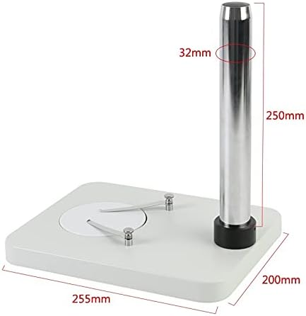 Acessórios para microscópio Trinocular Microscópio Binocular Microscópio Estéreo Microscópio, tabela ajustável Stand Stand 76mm