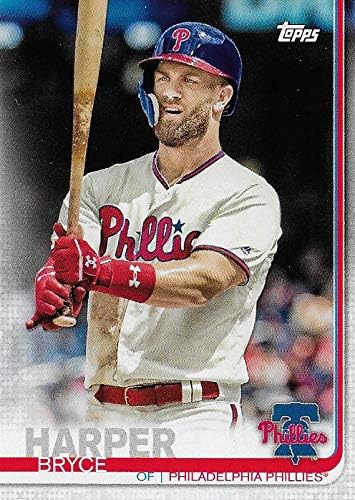 Philadelphia Phillies 2019 Topps Factory selou Special Edition 18 Cards Team com o primeiro cartão Phillies de Bryce Harper