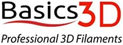 Basics 3D Professional Printer Filamento, PLA, Bundle Black & White, 1,75 mm, 2,0 kg, fabricado nos EUA