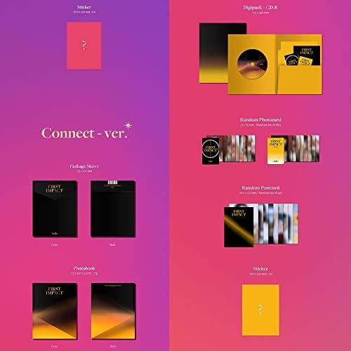 Kep1er primeiro impacto 1º mini -álbum Conteúdo+rastreamento kpop selado)