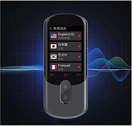 MJWDP Novo Smart Instant Instant Voice Photo Tradutor de digitalização de 2,8 polegadas Suporte de tela de toque de tradução portátil offline Multi-Language