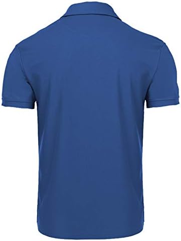 Camisas pólo scodi para homens casuais manga curta de golfe pólo atlético de camisa de tênis de camisa de colarinho diária