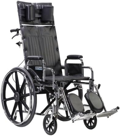 Dirija Medical STD22RBDDA Sentra Cadeia de rodas pesadas com braços destacáveis ​​de mesa e repouso para a perna, preto