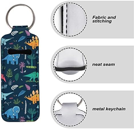 Chaves de batom de Stuoarte Car Keychains Portable Chave de carro portátil para Chapstick Tracker Saveguard, Acessórios para mulheres
