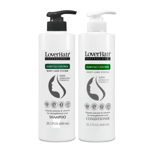 Combo Loverhair Cabelo Profissional Shampoo e Condicionador 600ml - 20,3 FL.OZ
