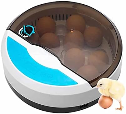 Incubadora de ovo Jemmco, com 9 Testador de vela de ovo iluminado LED e dispositivo de controle de temperatura, incubação de uma chave