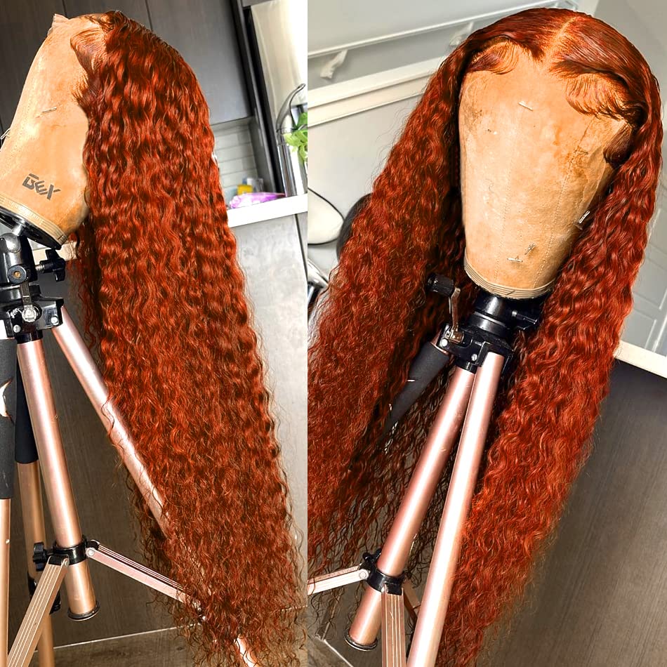 YMS 150% de densidade de renda perucas dianteiras humanas laranja laranja perucas de cabelo humano para mulheres negras Cabelo humano Lace frront perucas