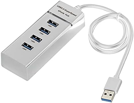 Jahh USB Hub USB3.0 Extender Multi-Port USB 1 a 4 Adaptador de cabo Laptop Hub Hub de 4 portas com 5 Gbps de velocidade de transmissão