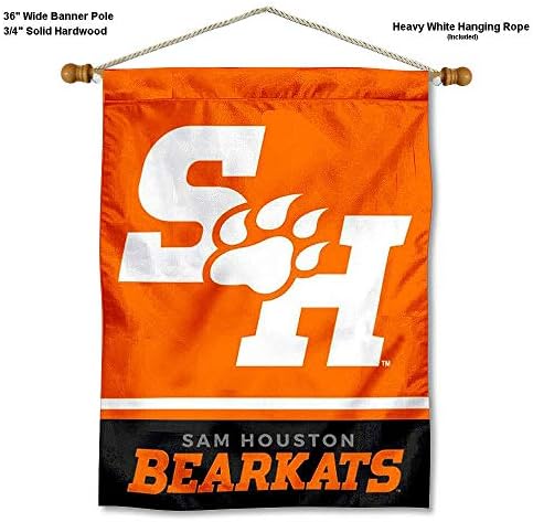 Sam Houston State Bearkats Sh Banner com poste suspenso