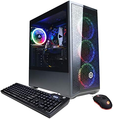 CyberPowerpc Gamer Xtreme VR Gaming PC, Intel Core i5-12400F 2.5GHz, GeForce RTX 3050 8GB, 16GB DDR4, 500 GB NVME SSD,