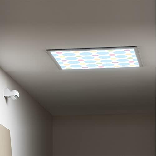 Tampas de luz fluorescentes para painéis de difusor de luz de teto Seafoam Capas de luz-fluorescentes para escritórios em sala de