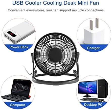 Jkyyds Fan-Fan Cooler Resfrie Mini Desk Fan Fan Portable Desktop Mini Fan Fan Ultra Soiler para laptop com chave de chave