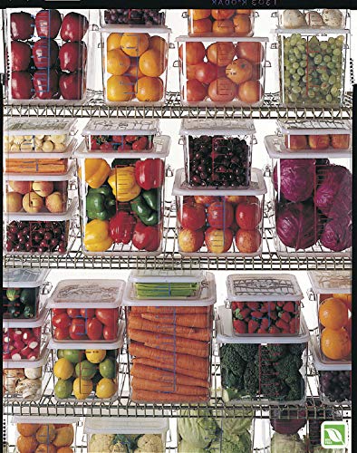 Rubbermaid Commercial Products Lid para 12, 18 e 22 qt. Recipiente de armazenamento de alimentos quadrados para economia de espaço
