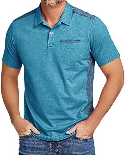 Camisa de pólo de golfe masculino de manga curta camisa tática de pólo de tênis casual