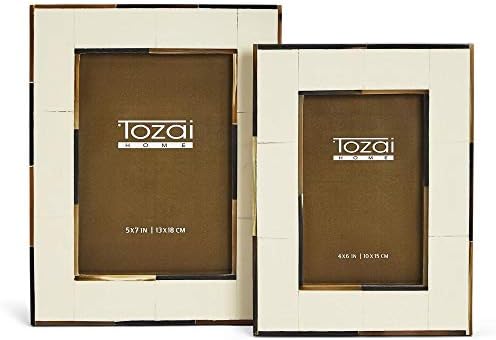 Companhia de dois Tozai Milano Conjunto de 2 molduras com chifre