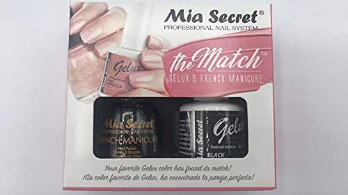 MIA Secret The Match Gelux UV Gel & French Manicure Achanel Polis 3 min Dry -