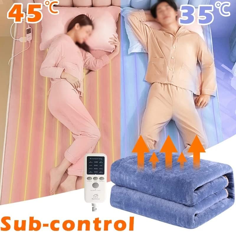 Yasez Electric Blanket Intelligent Aquecimento manta de aquecedor mais espesso do colchão de temperatura do controlador