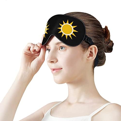 Estado da Florida Flag máscara de olho Sono vendida com bloqueio de cinta ajustável Blinder leve para viajar Sleeping Sleeping Yoga Nap