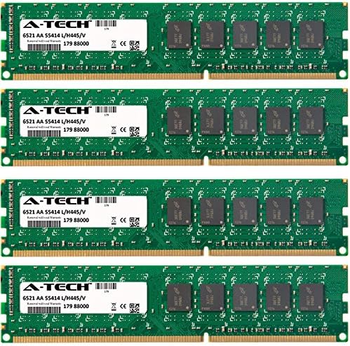 Kit A-Tech 32GB para Dell Precision Workstation Series T1650 T1700 T3600 T3610-DIMM DDR3 ECC PC3-12800E 1600MHZ Memória