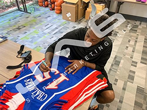 Mario Chalmers assinou Jersey autografou a NCAA Kansas Jayhawks JSA ITP CoA