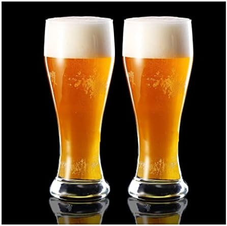 Conjunto clássico de caneca de cerveja de 6 copos de cerveja artesanal ， copos de cerveja com copo de vidro de vidro de vidro