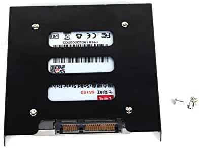 2,5 a 3.5 Adaptador de disco rígido SSD SPORTE 2.5 a 3.5 Adaptador Bandeja de disco rígido de metal com parafusos de montagem, suporte