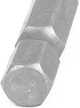 UXCELL de 65 mm de comprimento 1/4 HAX 10mm 10mm Tipa hexagonal Bit de fenda hexagona magnética
