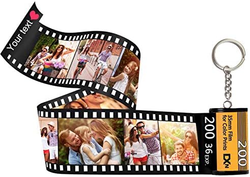 Photo de foto personalizada Câmera de filmes de filmes de roll com álbum de bobina fotográfica, presentes personalizados