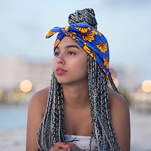 8 peças mulheres turbano africano turbano a cabeça ankara bonnet gorro bap bap pré-amarrado bowknot headwrap helicty dreadlocks