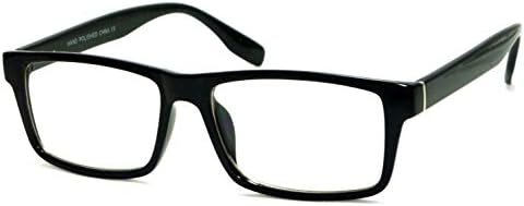Estilo de designer vintage Frame retangular Lente Clear lente óculos