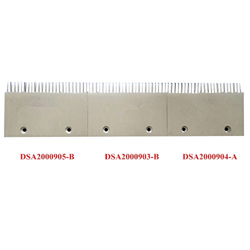 10pcs/pack dsa2000903-b placa de pente de escada rolante L203 W139 Instalação tamanho 110 24T Médio
