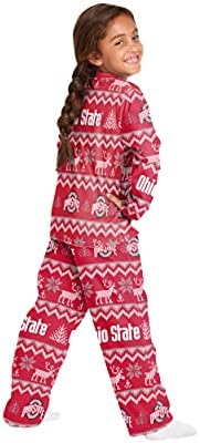 Foco Kids 'NCAA College Team Fegly Matching Set Set Family Holiday Pijamas